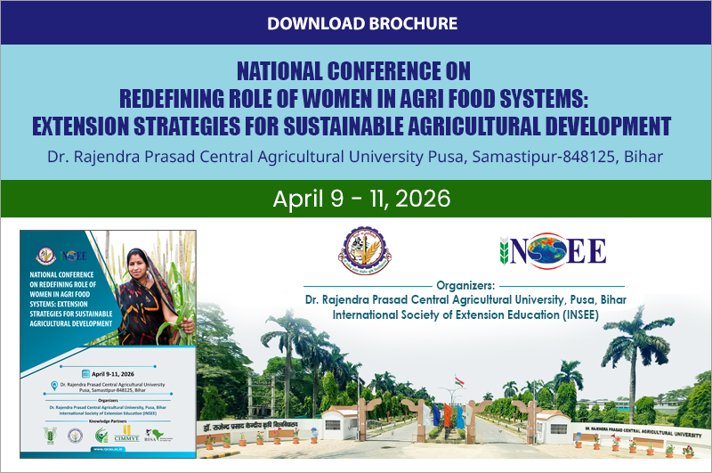National Conference on Redefining Role of Women in Agri Food Systems: Extension Strategies for Sustainable Agricultural Development 
